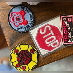 3 vintage patches - bundle